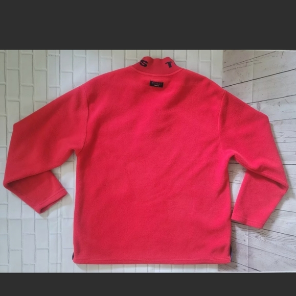 Vintage 90s Tommy Jeans Fleece Pullover 1/4 zip XL - Picture 6 of 7